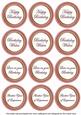 Pink Paint Birthday Mix1 Sentiment Round Toppers