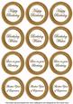 Vintage Tea Paint Birthday Mix1 Sentiment Round Toppers