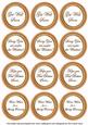 Borange Paint Get Well Soon Mix Sentiment Round Toppers
