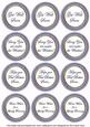 Blue Paint Get Well Soon Mix Sentiment Round Toppers