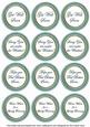Dteal Paint Get Well Soon Mix Sentiment Round Toppers