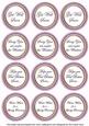 Lilac Paint Get Well Soon Mix Sentiment Round Toppers