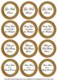 Vintage Tea Paint Get Well Soon Mix Sentiment Round Toppers