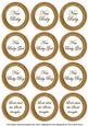 Vintage Tea Paint New Baby Mix1 Sentiment Round Toppers