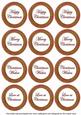 Dark Red Goldflake Christmas Mix1 Sentiment Round Toppers