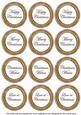 Dpink Goldflake Christmas Mix1 Sentiment Round Toppers