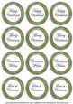 Dteal Goldflake Christmas Mix1 Sentiment Round Toppers