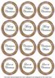 Lilac Goldflake Christmas Mix1 Sentiment Round Toppers