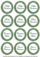 Teal Goldflake Christmas Mix1 Sentiment Round Toppers