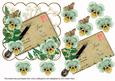 Mint Pansy Just a Note Ink Saver 6in Step by Step