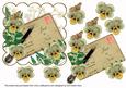 Olive Pansy Just a Note Ink Saver 6in Step by Step