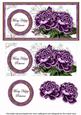 Dpurple Roses Many Happy Returns Dl Decoupage Topper