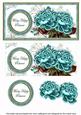 Dteal Roses Many Happy Returns Dl Decoupage Topper