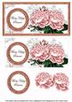 Pink Roses Many Happy Returns Dl Decoupage Topper