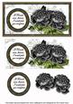 Black Roses If Friends Were -  Dl Decoupage Topper