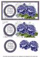 Dblue Roses If Friends Were -  Dl Decoupage Topper