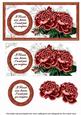Dred Roses If Friends Were -  Dl Decoupage Topper