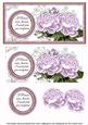 Lilac Roses If Friends Were -  Dl Decoupage Topper