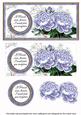 Pale Blue Roses If Friends Were -  Dl Decoupage Topper