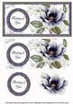 Dblue Magnolia Thinking of You Floral Dl Decoupage Topper