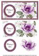 Dpurple Magnolia Thinking of You Floral Dl Decoupage Topper