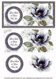 Dblue Magnolia Good Luck New Job Floral Dl Decoupage Topper