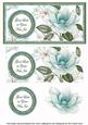 Dteal Magnolia Good Luck New Job Floral Dl Decoupage Topper