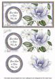 Pblue Magnolia Good Luck New Job Floral Dl Decoupage Topper