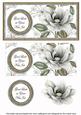 Silver Magnolia Good Luck New Job Floral Dl Decoupage Topper