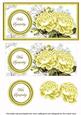 Lemon Roses with Sympathy Dl Decoupage Topper