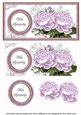 Lilac Roses with Sympathy Dl Decoupage Topper
