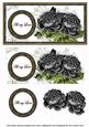 Black Roses All My Love Dl Decoupage Topper