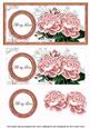Pink Roses All My Love Dl Decoupage Topper