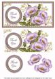 Lilac Poppy Thank You Dl Decoupage Topper