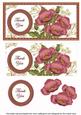 Mid Pink Poppy Thank You Dl Decoupage Topper