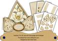 Cream Magnolia in Vintage Prime Teardrop Trio Kit