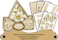 Cream Magnolia Happy Birthday Teardrop Trio Kit