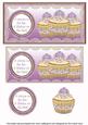 Lilac Vintage Cupcake Minute on the Lips! Dl Topper