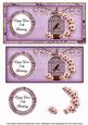 Lilac Birdcage 70th Birthday Dl Decoupage Topper