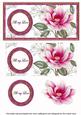 Cerise Magnolia All My Love Dl Decoupage Topper