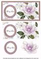 Lilac Magnolia All My Love Dl Decoupage Topper
