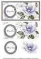 Pblue Magnolia All My Love Dl Decoupage Topper