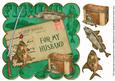 Green Fishing for My Husband 8in Decoupage Step by Step