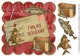 Red Fishing for My Husband 8in Decoupage Step by Step