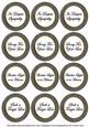 Black in Sympathy Round Sentiment Toppers