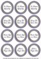 Blue in Sympathy Round Sentiment Toppers