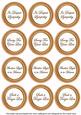 Borange in Sympathy Round Sentiment Toppers