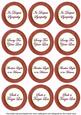 Dred in Sympathy Round Sentiment Toppers