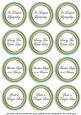 Mint Green in Sympathy Round Sentiment Toppers