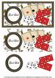 White Games Good Luck Dl Decoupage Topper